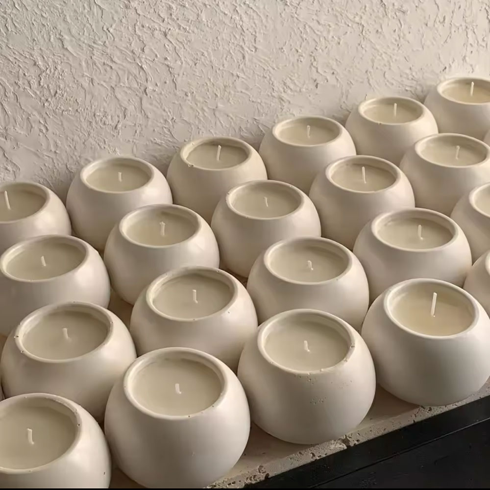 Succulent Set - Силиконовая форма для изготовления подсвечников круглой
